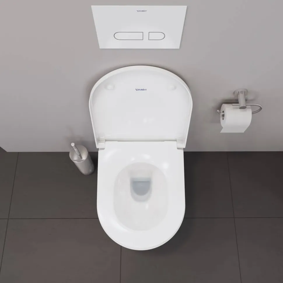 Wand-WC spülrandlos 'DuraFormance' inklusive WC-Sitz weiß
