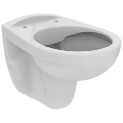 Wand-WC spülrandlos 'Eurovit' inklusive WC-Sitz weiß