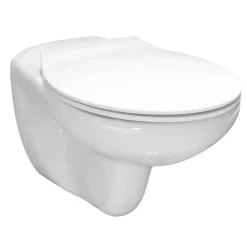 Wand-WC spülrandlos 'Hanna' inklusive WC-Sitz weiß