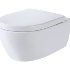 Wand-WC spülrandlos 'Icon' inklusive WC-Sitz weiß