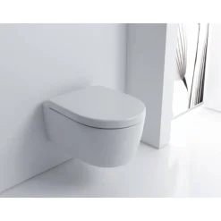 Wand-WC spülrandlos 'Icon' inklusive WC-Sitz weiß