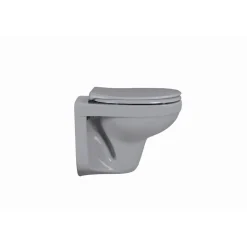 Wand-WC spülrandlos 'Manhattan' grau, ohne WC-Sitz