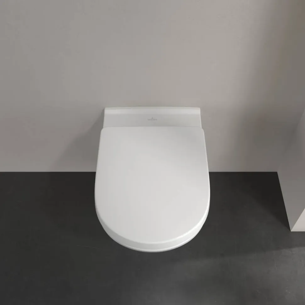 Wand-WC spülrandlos 'O.Novo' inklusive WC-Sitz weiß