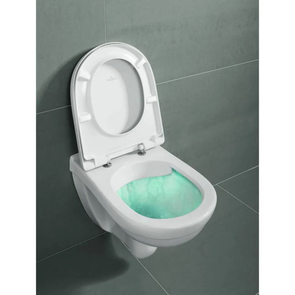 Wand-WC spülrandlos 'O.Novo' inklusive WC-Sitz weiß