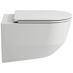 Wand-WC spülrandlos 'Pro' inklusive WC-Sitz weiß