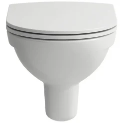 Wand-WC spülrandlos 'Pro' inklusive WC-Sitz weiß