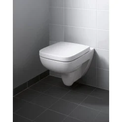 Wand-WC spülrandlos 'Renova Plan' inklusive WC-Sitz weiß