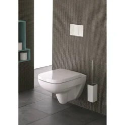 Wand-WC spülrandlos 'Renova Plan' inklusive WC-Sitz weiß