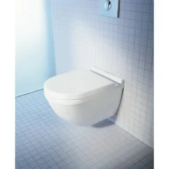 Wand-WC spülrandlos 'Starck 3' inklusive WC-Sitz weiß