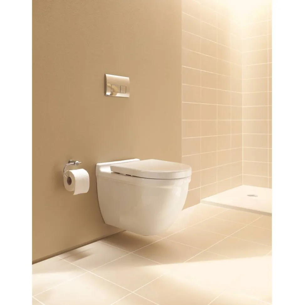 Wand-WC spülrandlos 'Starck 3' inklusive WC-Sitz weiß