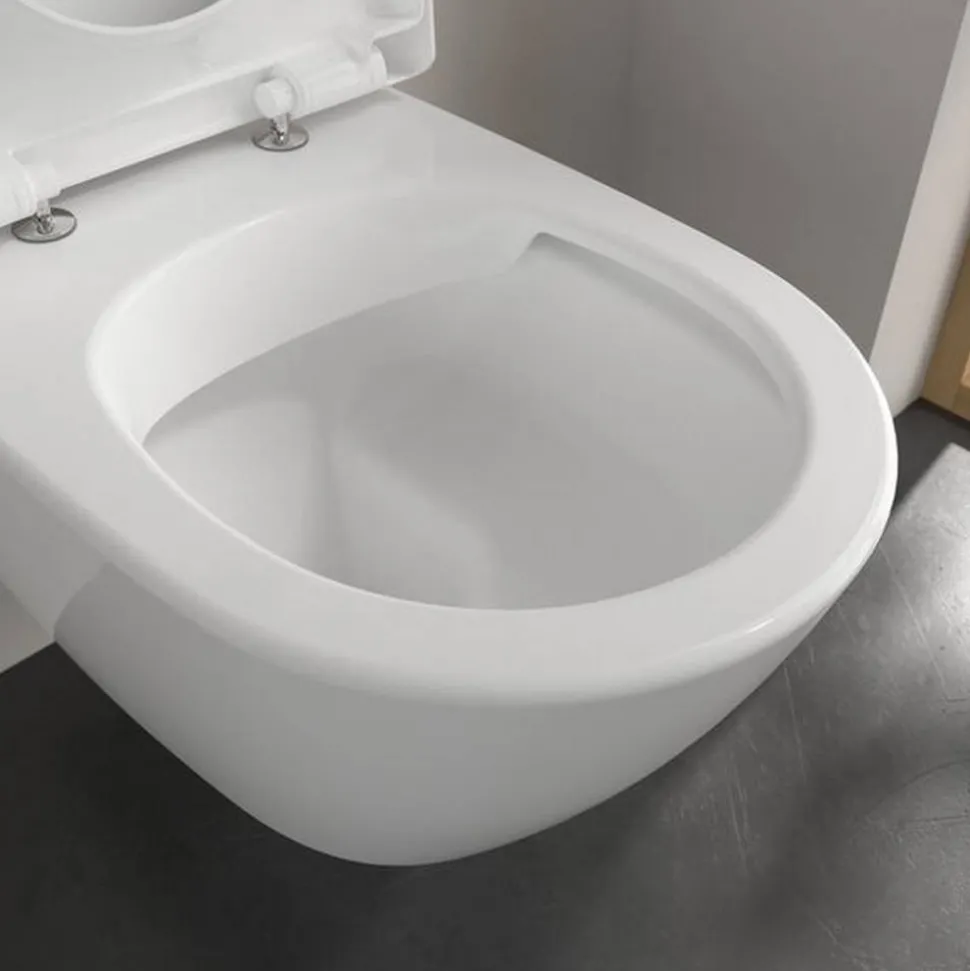 Wand-WC spülrandlos 'Subway 2.0' inklusive WC-Sitz weiß