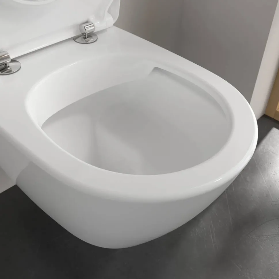 Wand-WC spülrandlos 'Subway 2.0' inklusive WC-Sitz weiß