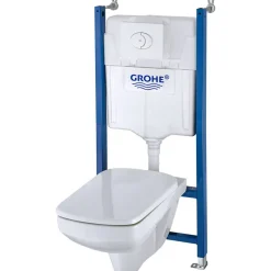 Wand-WC spülrandlos 'Vanea' inklusive WC-Sitz weiß