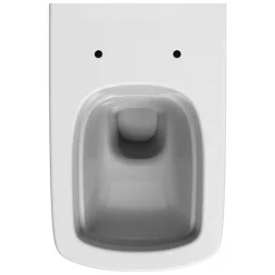 Wand-WC spülrandlos 'Vanea' inklusive WC-Sitz weiß