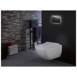 Wand-WC spülrandlos 'Venticello' inklusive WC-Sitz weiß