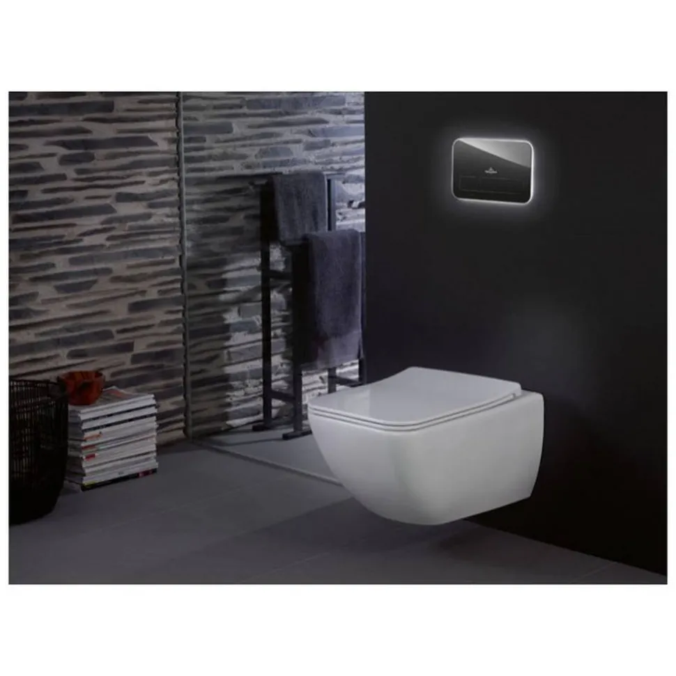 Wand-WC spülrandlos 'Venticello' inklusive WC-Sitz weiß
