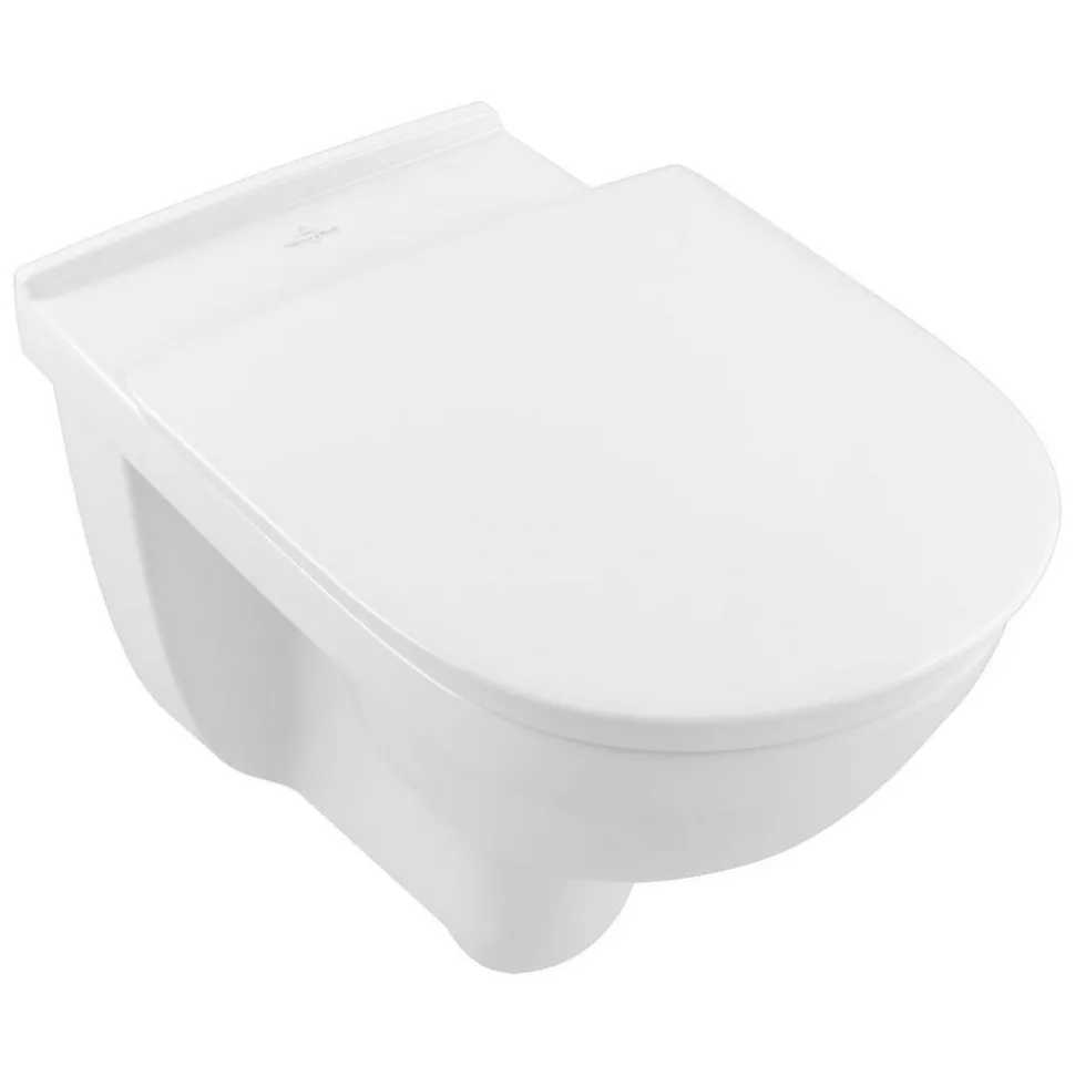 Wand-WC spülrandlos 'ViCare' inklusive WC-Sitz weiß
