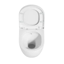 Wand-WC-Set 'Adonis 2.0' spülrandlos inklusive WC-Sitz weiß