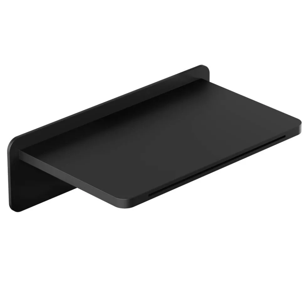 Wanneneinlauf mattschwarz 12,0 cm