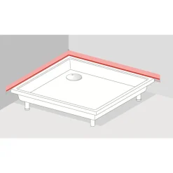 Wannenfugenband rot 330 cm