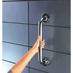 Wannen-Haltegriff 'Comfort' Edelstahl glänzend, 45 cm, bis 110 kg