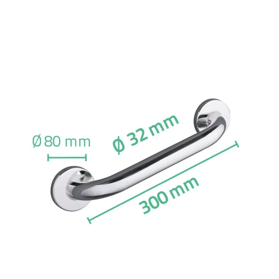 Wannen-Haltegriff 'Comfort' Edelstahl poliert, 30 cm, bis 110 kg