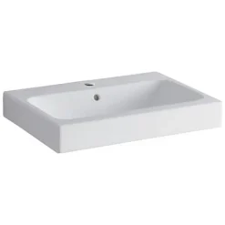 Waschbecken eckig 'Icon' weiß 60 x 15,5 x 49 cm