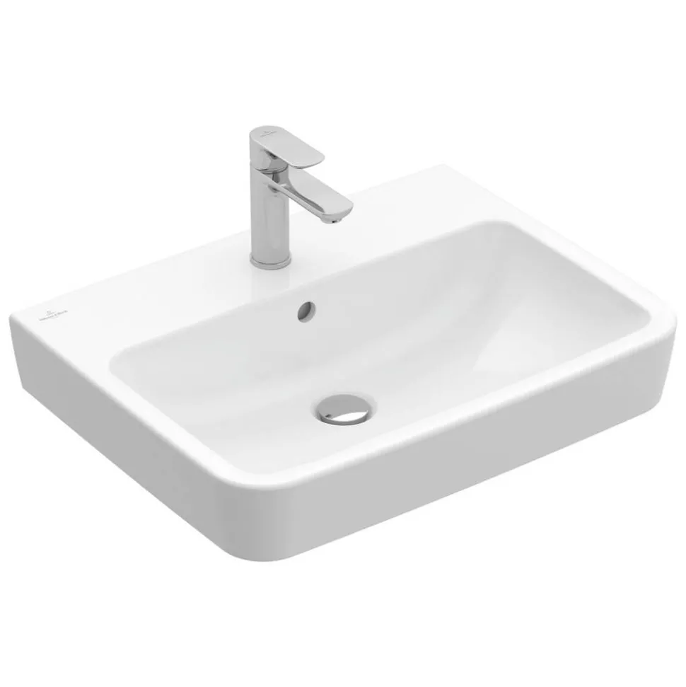 Waschbecken eckig 'O.Novo' weiß 60 x 17,5 x 46 cm