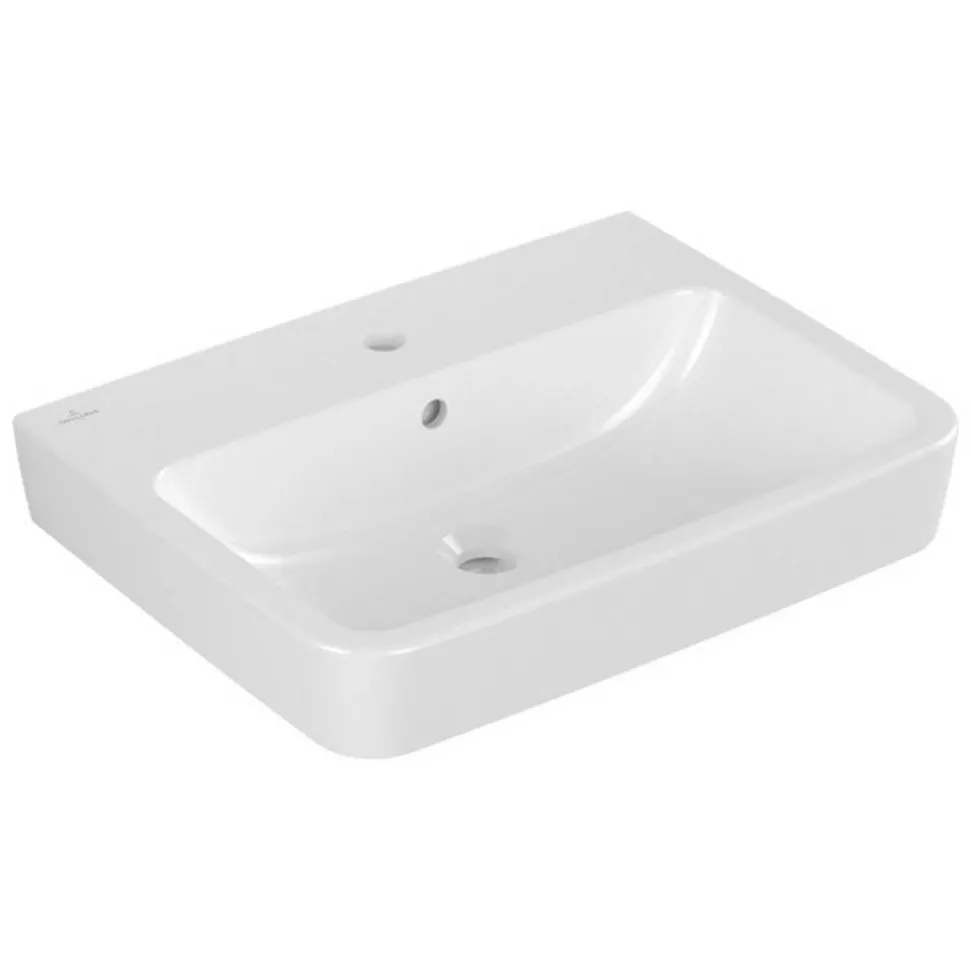 Waschbecken eckig 'O.Novo' weiß 60 x 17,5 x 46 cm