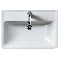 Waschbecken eckig 'Pro A' weiß 60 x 17 x 48 cm