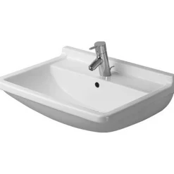 Waschbecken eckig 'Starck 3' weiß 60 x 19 x 45 cm