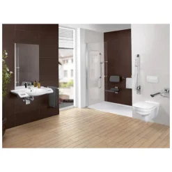 Waschbecken eckig 'Vita' weiß 80 x 80 x 120 cm