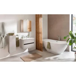 Waschbecken mit Unterschrank 'Compact Line' kaschmir 71 x 51,5 x 46,5 cm