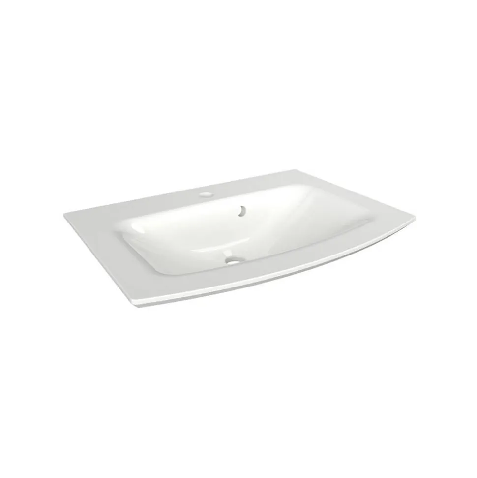 Waschbecken mit Unterschrank 'B.Style' braun 63,2 x 54,3 x 46 cm 2-teilig