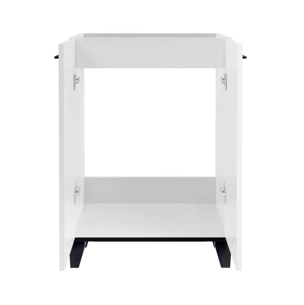 Waschbecken mit Unterschrank 'TE-A' mit Unterschrank weiß 61 x 86,4 x 40 cm