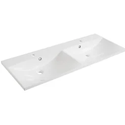 Waschbecken mit Unterschrank 'B.Clever' braun 120 x 50,8 x 46 cm