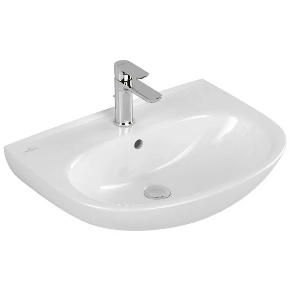 Waschbecken oval 'O.novo' weiß 62,5 x 20,5 x 48,5 cm