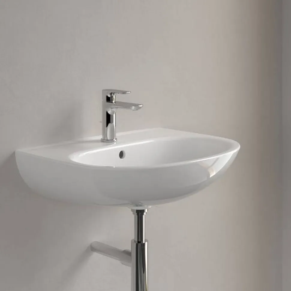 Waschbecken oval 'O.novo' weiß 62,5 x 20,5 x 48,5 cm
