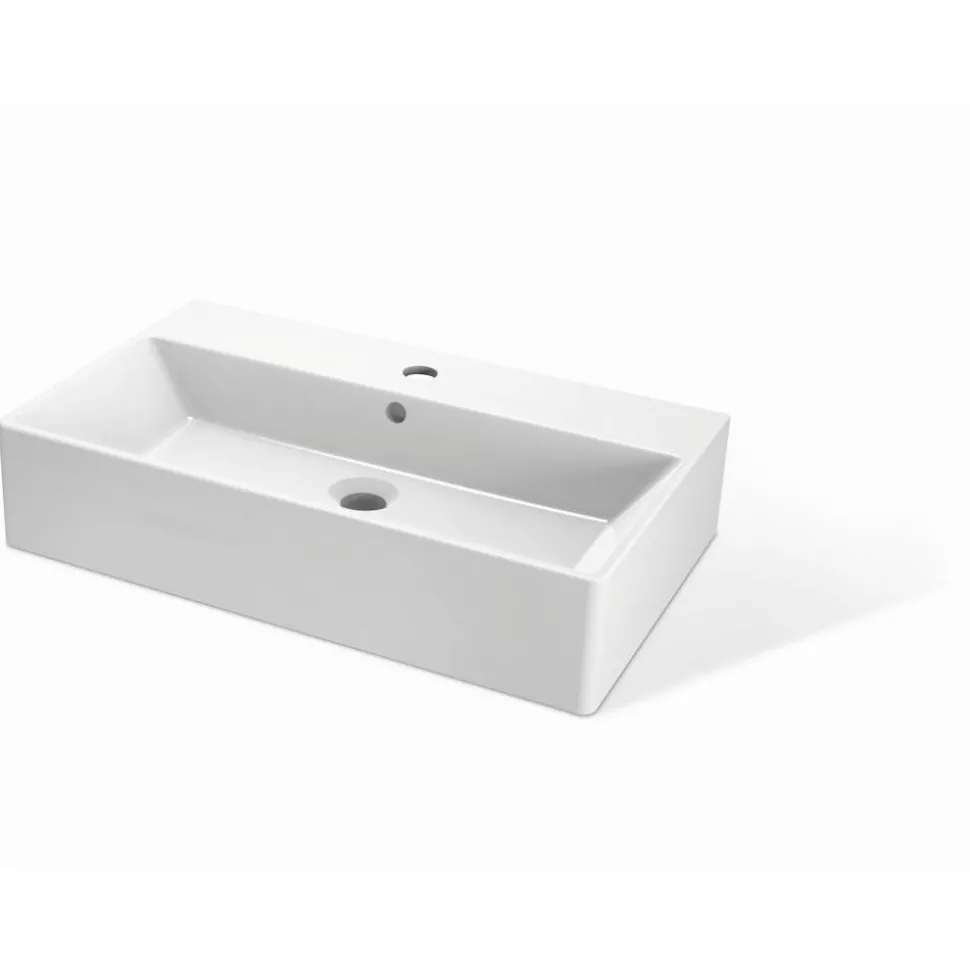 Waschbecken 'Slimline' 60 x 36 x 13 cm weiß