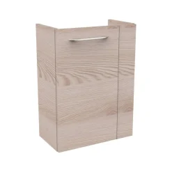 Waschbeckenunterschrank 'SBC' braun matt 44 x 60 x 24,3 cm links