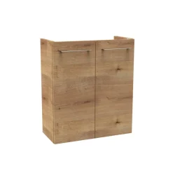Waschbeckenunterschrank 'SBC' braun matt 52 x 60 x 24,3 cm