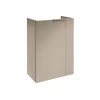 Waschbeckenunterschrank 'SBC' grau matt 44 x 60 x 24,3 cm links