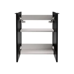 Waschbeckenunterschrank 'SBC' schwarz matt 52 x 60 x 24 cm