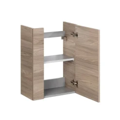 Waschbeckenunterschrank 'SBC' braun matt 44 x 60 x 24,3 cm rechts