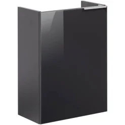 Waschbeckenunterschrank 'SBC' anthrazit glänzend 44 x 60 x 24,4 cm links