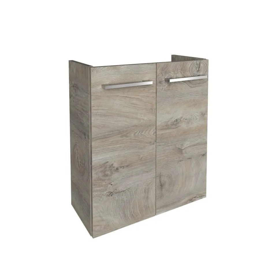 Waschbeckenunterschrank 'SBC' braun matt 52 x 60 x 24,3 cm
