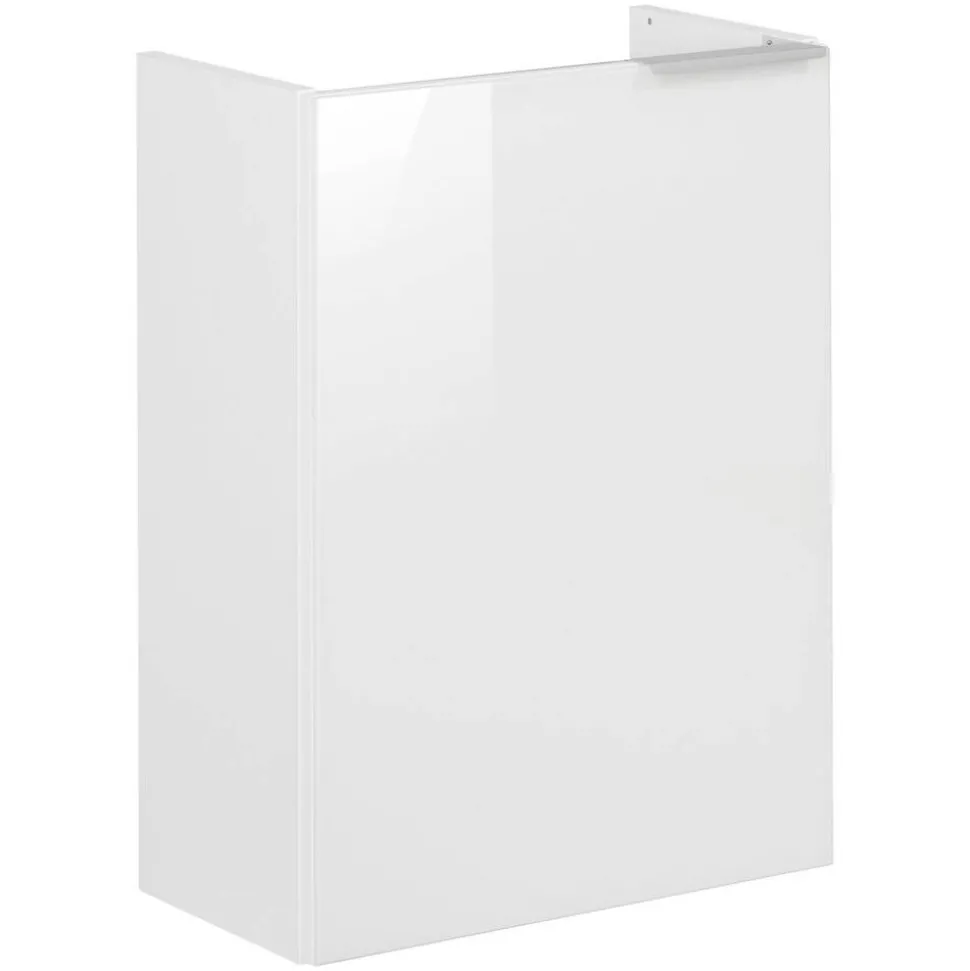 Waschbeckenunterschrank 'SBC' weiß glänzend 44 x 60 x 24,3 cm links