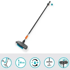 Wasch-Set 'Cleansystem S soft' mit Bürste und Stiel 101 cm