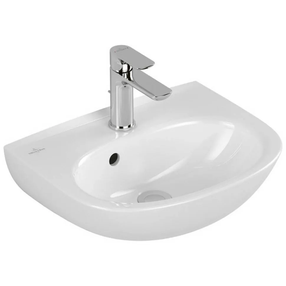 Waschtisch 'O.Novo' oval alpinweiß 45 x 16 x 10,9 cm