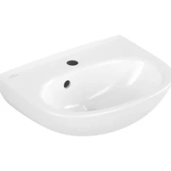 Waschtisch 'O.Novo' oval alpinweiß 45 x 16 x 10,9 cm